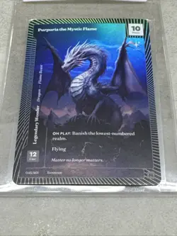 Purpuria the Mystic Flame #46 Mythic Classic Foil Existence Wonders of the First - Image 1