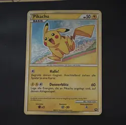 Pokemon Pikachu 2010 German PW Basic 50 HP 60 Attack Card - Image 1