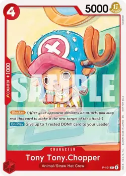 Tony Tony.Chopper (Tournament Pack 2026 Vol. 2) PR One Piece Promotion Cards P-1 - Image 1