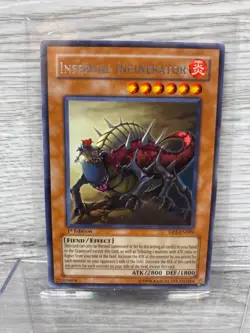 Infernal Incinerator EEN-EN012 Yu-Gi-Oh! Card Light Play 1st Edition - Image 1