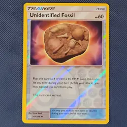 Unidentified Fossil 116/131 - FL - Uncommon Reverse Holo Pokemon Card - M / NM - Image 1