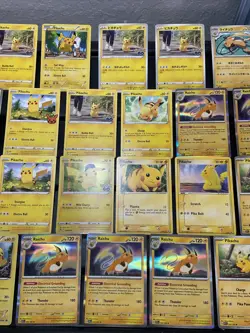 (30) Pikachu CARDS LOT VTG HOLO Raichu Stamped Red Cheeks Xy89 2004 Go - Image 3