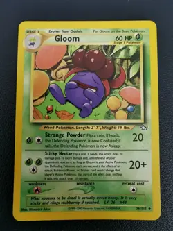 Pokemon Card Gloom 36/111 Neo Genesis Uncommon WOTC - Image 1