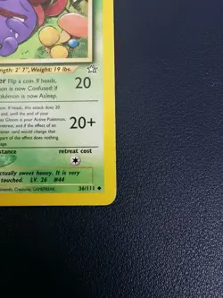 Pokemon Card Gloom 36/111 Neo Genesis Uncommon WOTC - Image 5