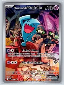 Team Rocket's Wobbuffet Holo Promo SV: Scarlet & Violet Promo Cards 203 NM - Image 1