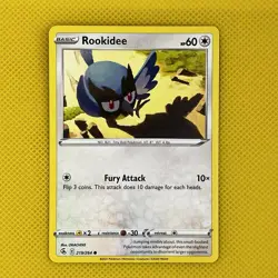Rookidee 219/264 Common Fusion Strike 2021 Pokemon Card NM - Image 1