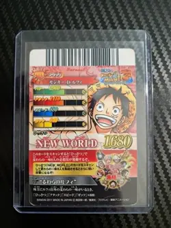 One Piece 2011 BANDAI BERRY MATCH IC LUFFY IC1 DIAMOND HOLO VINTAGE CARD PROMO - Image 2