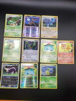 Pokemon TCG Cards Holo Lot of 10 from 2006-2008 - 1 w/ Holo Bleed - Image 1