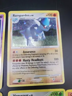 Pokemon TCG Cards Holo Lot of 10 from 2006-2008 - 1 w/ Holo Bleed - Image 4