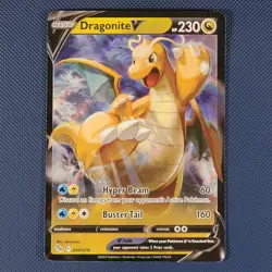 Dragonite V 49/78 - Pokemon GO - Rare Holo V Pokemon Card - M / NM - Image 1