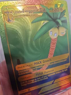 Alolan Exeggutor DX Rainbow Foil Fan Art Vinyl Collector Card Rainbow 🌈 - Image 4