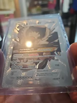 M Snorlax EX Silver Foil Fan Art Vinyl Collector Card 159/300 - Image 3
