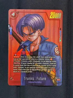 Trunks : Future SB02-011 Limited Pack MANGA Promo Dragon Ball Card English - Image 1