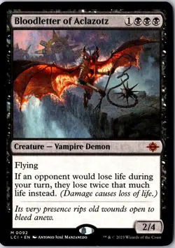 Bloodletter of Aclazotz M Prerelease Cards 92 NM - Image 1