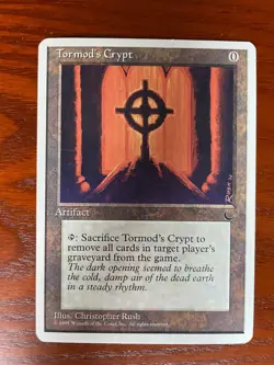 MTG Tormod's Crypt SINGLE USED EXCELLENT CONDITION SEE PHOTOS - Image 1