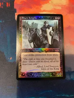 MTG Judge DCI Promo Black Knight Foil - Image 1