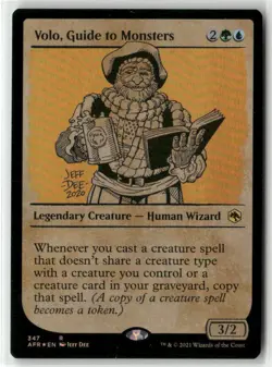 Volo, Guide to Monsters (Showcase) Foil R Adventures in the Forgotten Realms NM - Image 1