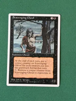 Scavenging Ghoul, Fourth Edition, Magic the Gathering MTG - Image 1