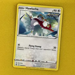 Hawlucha 216/264 UnCommon Fusion Strike 2021 Pokemon Card NM - Image 1
