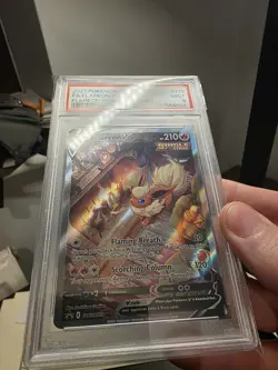Flareon V SWSH179 PSA 9 Black Star Promo Pokemon Alt Art Premium Collection Mint - Image 2
