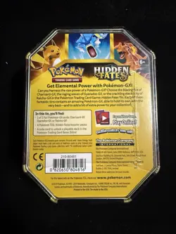 2019 Pokemon Hidden Fates, Charizard Gx Tin (Sealed) New ￼ - Image 2