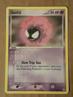 Pokemon Gastly 63/112 Fire Red Leaf Green ERROR NM-MT See Pictures - Image 1