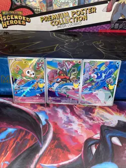 Pokemon TCG First Partner Illustration Collection Alola: Rowlet, Litten, Popplio - Image 1