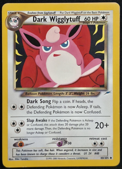 Dark Wigglytuff 40/105 Pokemon Neo Destiny MP - Image 1