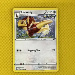 Lopunny 213/264 UnCommon Fusion Strike 2021 Pokemon Card NM - Image 1