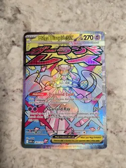 Mega Diancie Ex 267/217 Mega Attack Rare Card Ascended Heroes Pokemon NM - Image 1