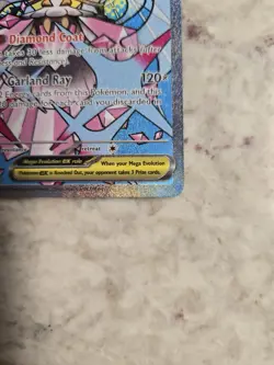 Mega Diancie Ex 267/217 Mega Attack Rare Card Ascended Heroes Pokemon NM - Image 5