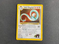 Erika's Dragonair MP Gym Heroes Holo Rare 4 Pokemon Holo Bleed Error 4/132 2000 - Image 2