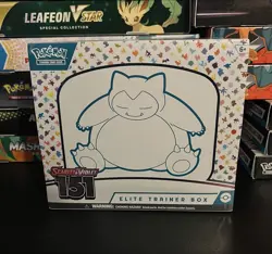 Pokemon TCG Scarlet & Violet 151 Elite Trainer Box Sealed Snorlax Promo - DMGD - Image 1
