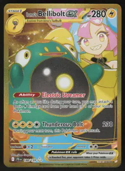 Iono's Bellibolt ex 188/159 Hyper Rare Journey Together Pokemon Near Mint - Image 1