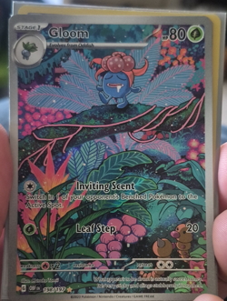 Pokemon TCG Gloom 198/197 SV03 Obsidian Flames Illustration Rare Holo English - Image 1