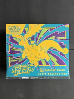 Ascended Heroes Pokemon Center ETB (Elite Trainer Box) SEALED READ DESC - Image 1