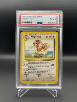 Pidgeotto 22/102 Rare Regular Base Set Unlimited Pokemon English PSA 10 - Image 1