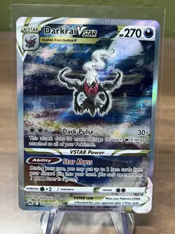 2023 Pokemon SWSH Crown Zenith Galarian Gallery #GG50 Darkrai VSTAR - Image 1