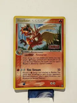 Blaziken 5/108 Reverse Holo Pokemon EX Power Keepers 2007 Vintage Stamped MP - Image 1