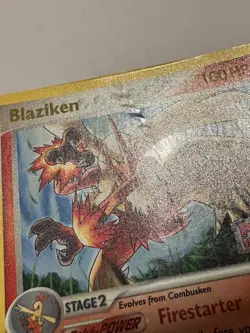 Blaziken 5/108 Reverse Holo Pokemon EX Power Keepers 2007 Vintage Stamped MP - Image 5