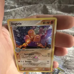 Pokemon EX FireRed & LeafGreen Dugtrio Rare Reverse Holo 23/112 80 HP Kusajima - Image 2