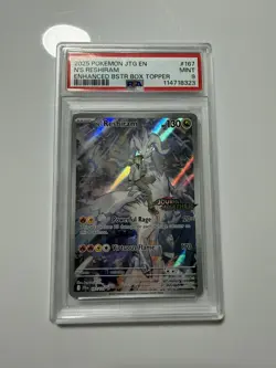 Pokemon N's Reshiram 167 Journey Together Illustration Rare Holo EN 2025 PSA 9 - Image 1