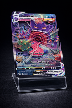 Carte 3D ShadowBox Pokemon Gengar Vmax Fusion Strike 271 / 264 fait main - Image 1