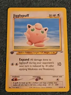 Pokemon Neo Destiny Jigglypuff 1st Edition Uncommon 44/105 Unplayed - Image 1