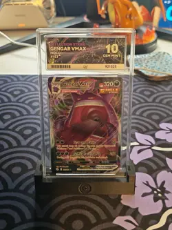 Pokemon TCG Gengar VMAX Fusion Strike 157/264 Ace 10 - Image 1
