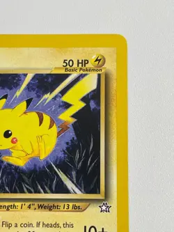 Pokemon Neo Genesis 1st Edition Pikachu 70/111 Non Holo - Nice! (D) - Image 5