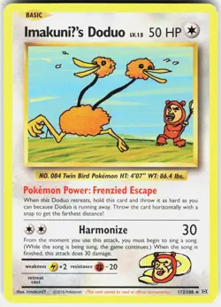 ImakuniU's Doduo 112/108 Secret Rare Evolutions Pokemon MP - Image 1