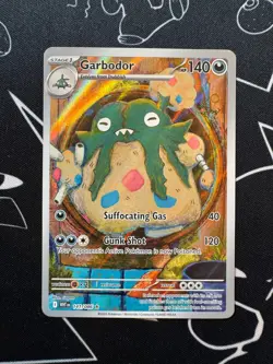 Garbodor 141/086 Pokemon TCG S&V White Flare Illustration Rare English - Image 1