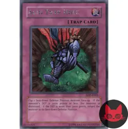 Yugioh Acid Trap Hole SDD-E002 Prismatic Secret Rare NM - Image 1