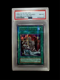 Yu-Gi-Oh TRIBUTE TO THE DOOMED PSA8 ultra parallel rare Japanese - Image 1